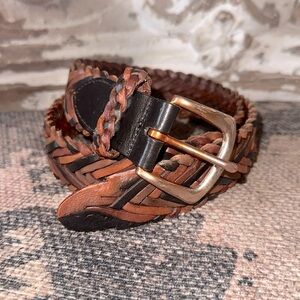 Brighton Woven Leather Belt
